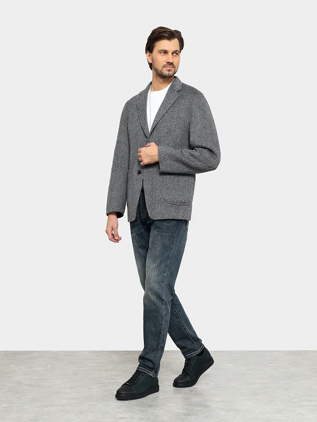 Кеды мужские демисезонные, цвет изумрудный, натуральный нубук/натуральная кожа M1782545 | 12