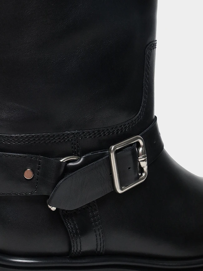 Сапоги женские зимние, цвет черный, натуральная кожа 1821053M-1 | 5