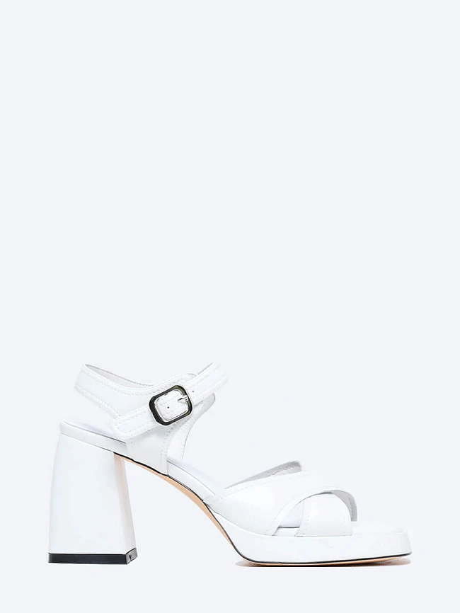 Босоножки женские летние, цвет белый, искусственная кожа/натуральная кожа и полимерные материалы 1848320 | 2