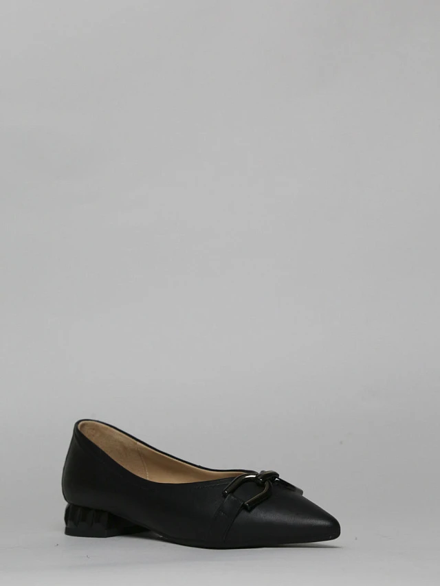 Балетки 1398320 женские цвет черный, натуральная кожа 1398320         | 1