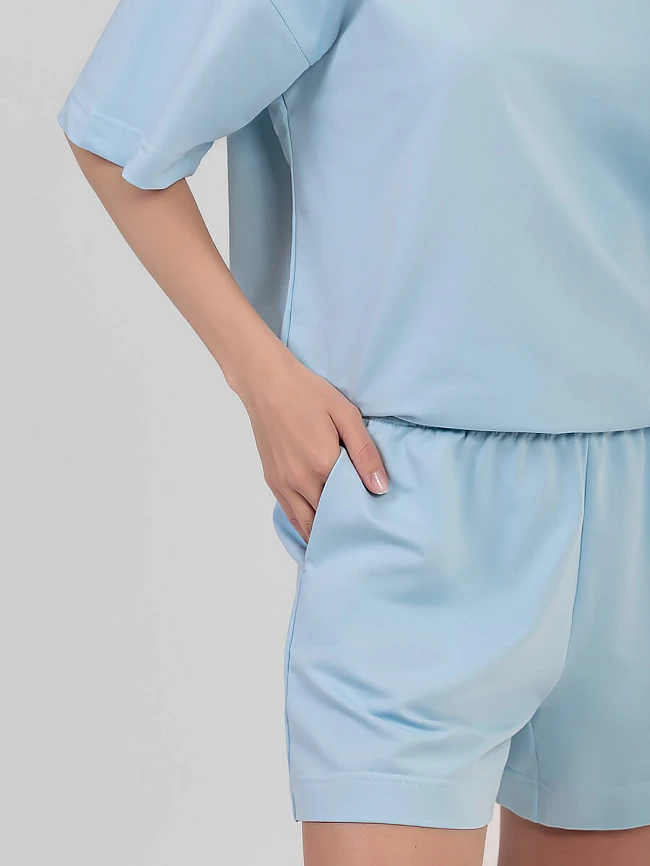 Костюм спортивный (футболка+шорты) женские всесезонные SP0422-10 | 5