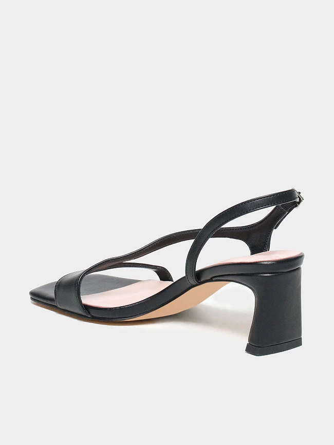 Босоножки женские летние, цвет черный, искусственная кожа 6550507 | 3