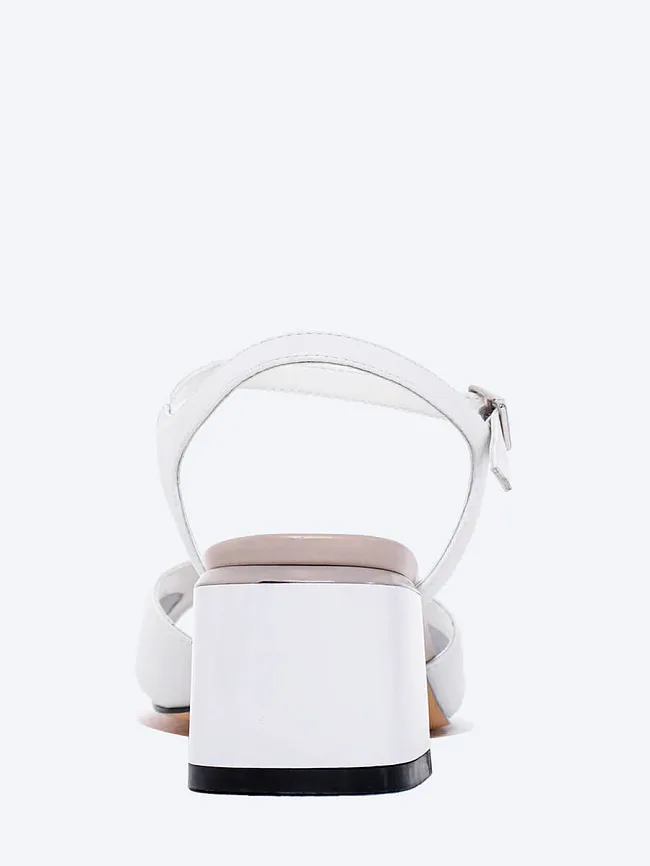 Босоножки женские летние, цвет белый, натуральная кожа и полимерные материалы 1849797 | 5
