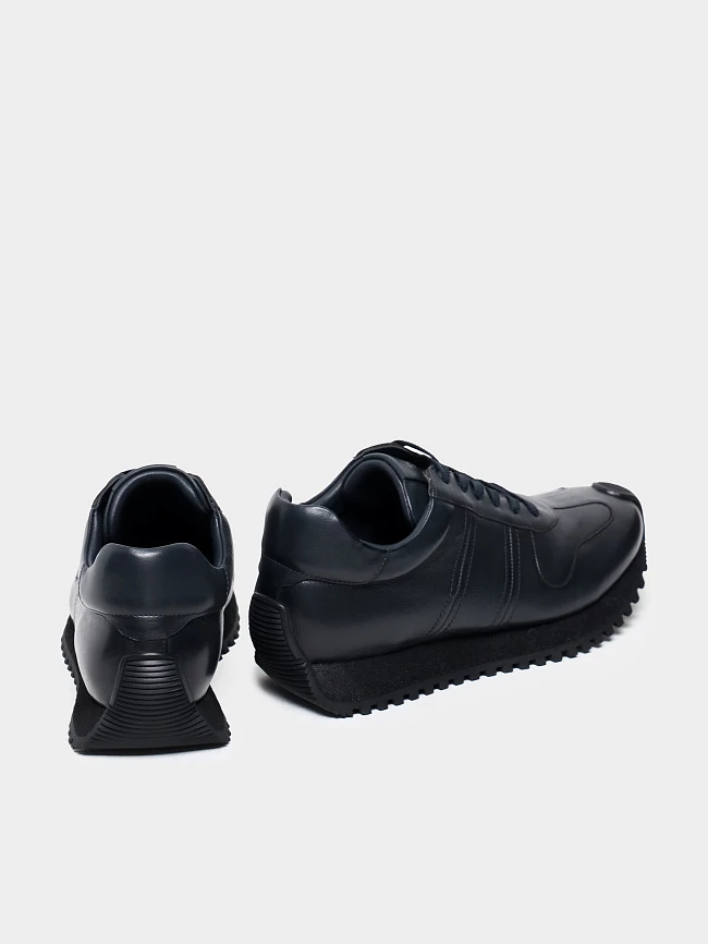 Кроссовки мужские демисезонные, цвет синий, натуральная кожа M1782591 | 4