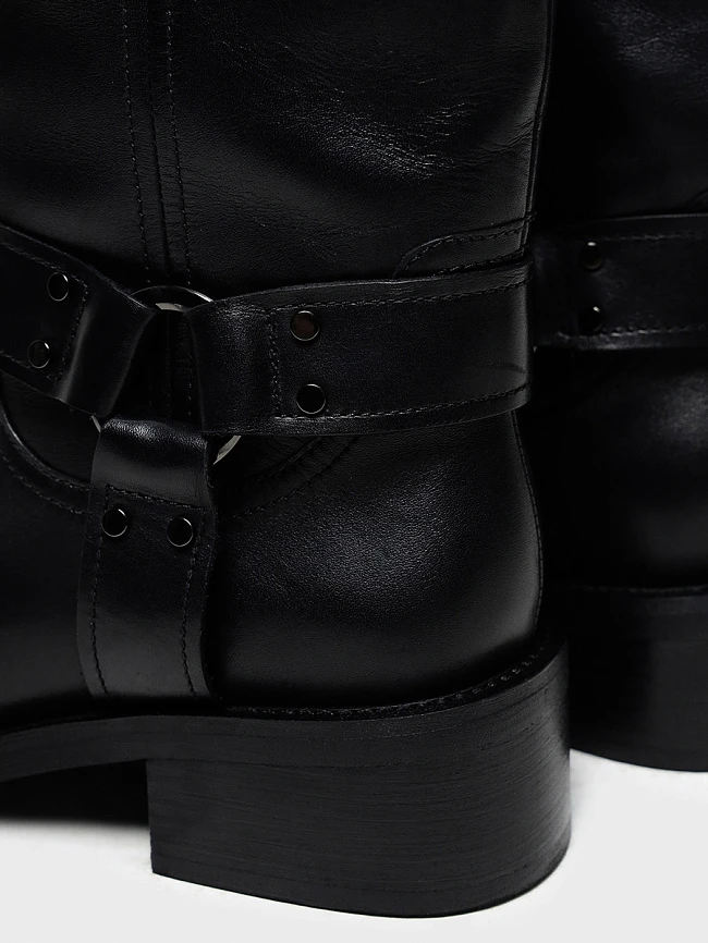 Сапоги женские зимние, цвет черный, натуральная кожа 1821129M | 5