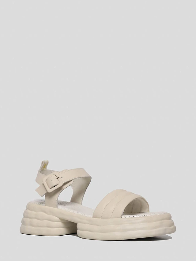 Сандалии женские летние, цвет белый, натуральная кожа и полимерные материалы 1846779 | 1