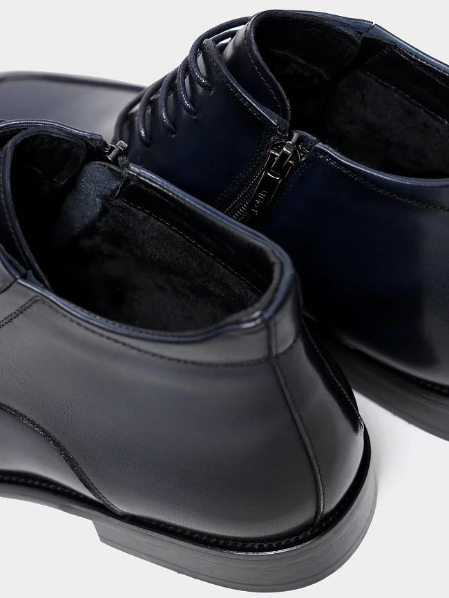 Ботинки мужские демисезонные, цвет синий, натуральная кожа M1023000 | 6