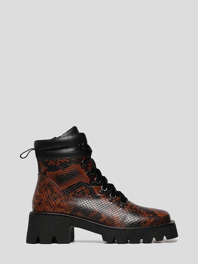 Ботинки 1844194M женские цвет коричневый, искусственная кожа 1844194M        | 3