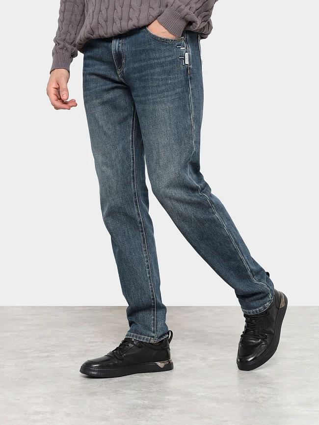 Кеды мужские демисезонные, цвет черный, натуральная кожа M1781512 | 7