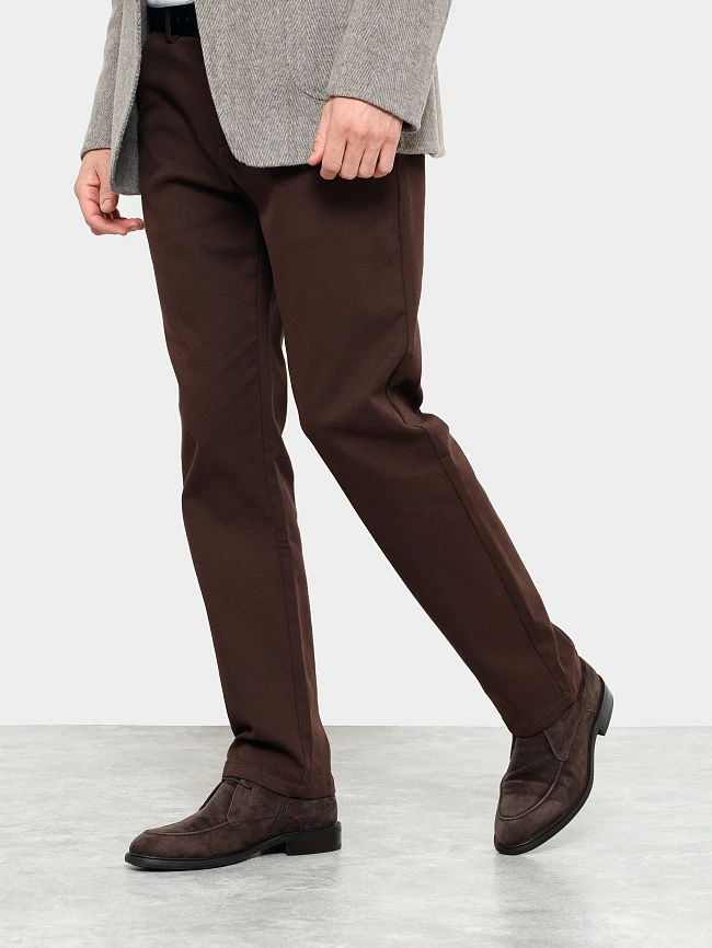 Ботинки мужские демисезонные, цвет коричневый, натуральный велюр M1022988 | 7