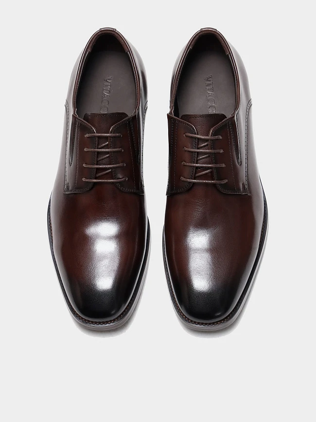 Полуботинки мужские всесезонные, цвет коричневый, натуральная кожа M1022941 | 5