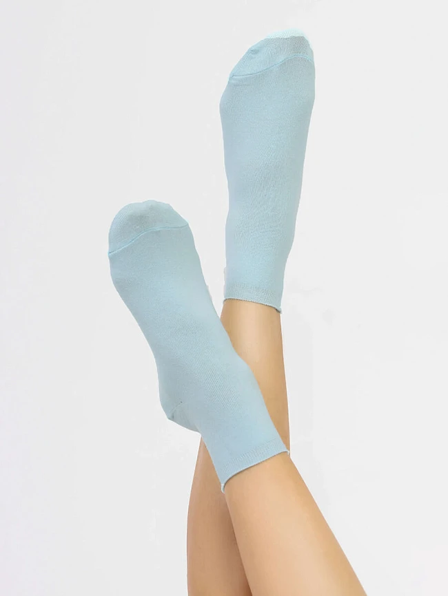 Носки Scom-013 женские цвет розовый, 90% хлопок, 9% полиамид, 1% эластан Scom-013 | 7