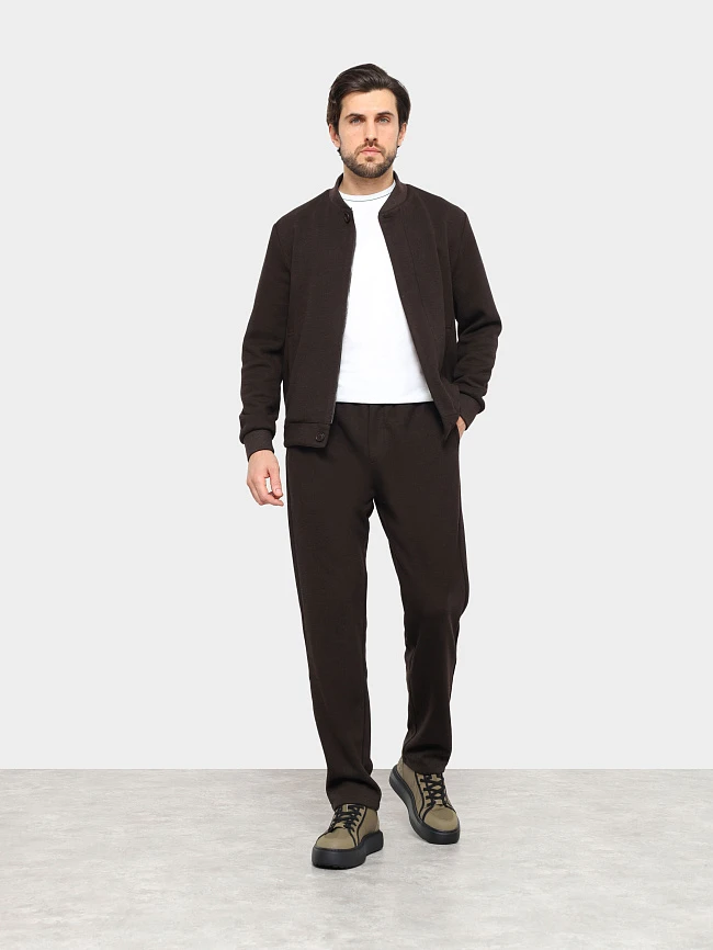 Кеды мужские зимние, цвет хаки, текстиль M03050M | 9