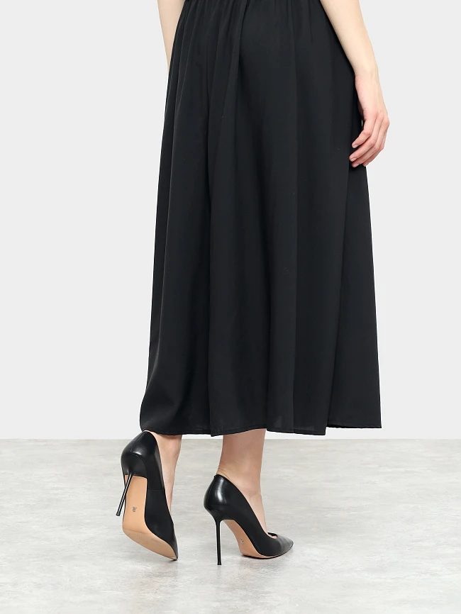 Туфли женские всесезонные, цвет черный, натуральная кожа 497054 | 8