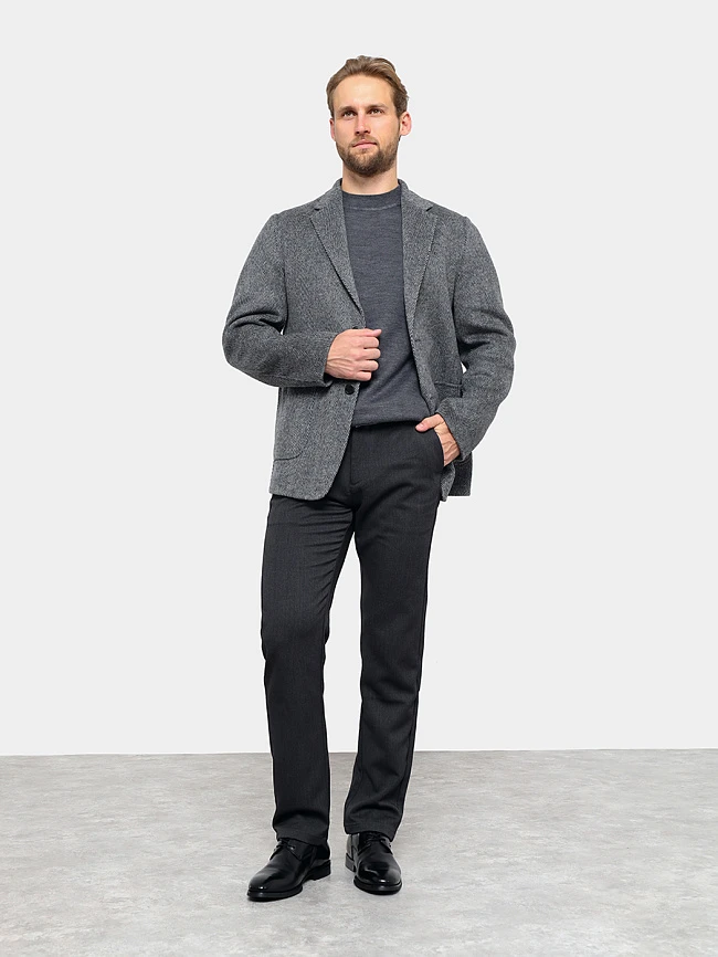 Ботинки мужские демисезонные, цвет черный, натуральная кожа M1782161-1 | 9