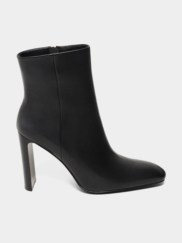 Ботильоны женские всесезонные, цвет черный, натуральная кожа 1494759 | 1