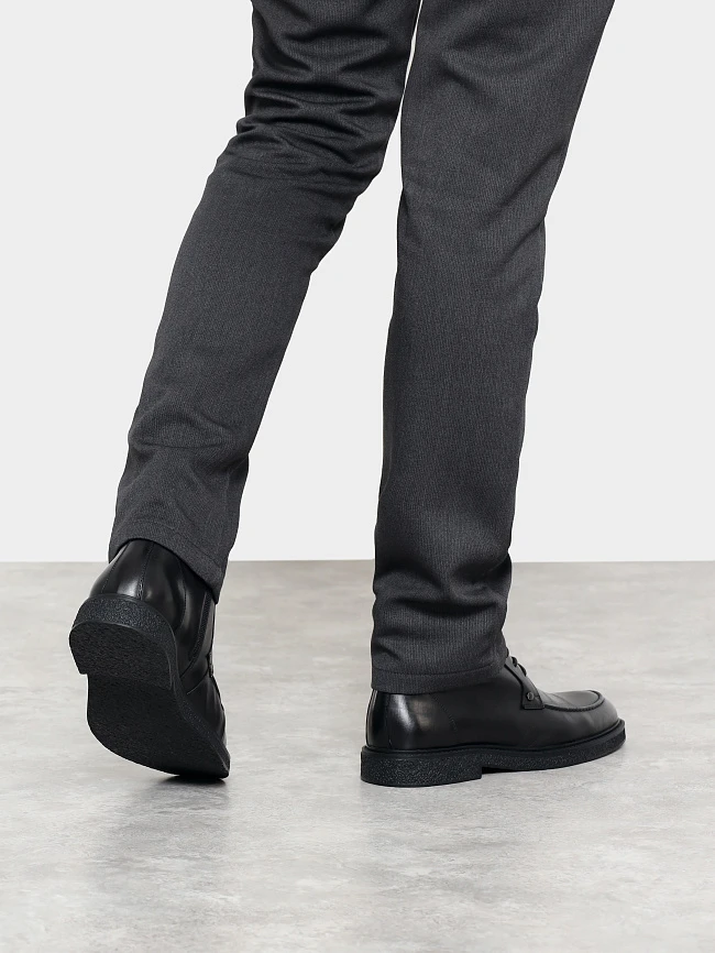 Ботинки мужские демисезонные, цвет черный, натуральная кожа M1782537 | 8