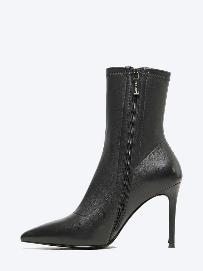 Полусапоги женские всесезонные, цвет черный, натуральная кожа 1820911 | 3