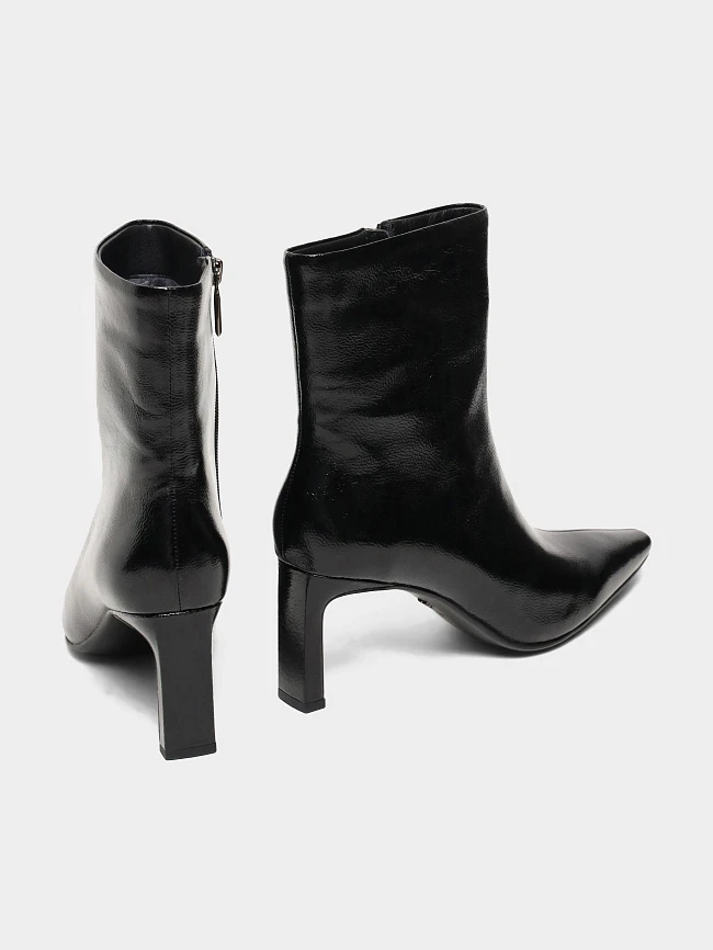 Полусапоги женские всесезонные, цвет черный, натуральный наплак 944224 | 4