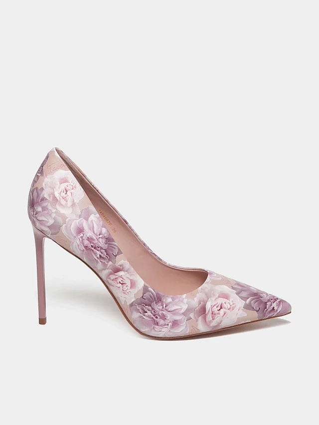 Туфли женские всесезонные, цвет пудровый, натуральная кожа 1494987F | 1