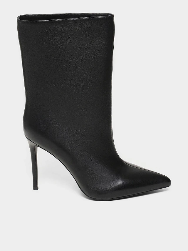 Полусапоги женские всесезонные, цвет черный, натуральная кожа 497158 | 1