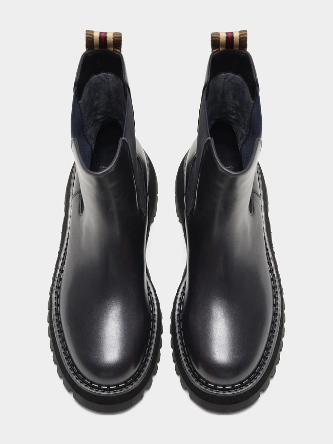 Ботинки женские демисезонные, цвет синий, натуральная кожа 1731099 | 5