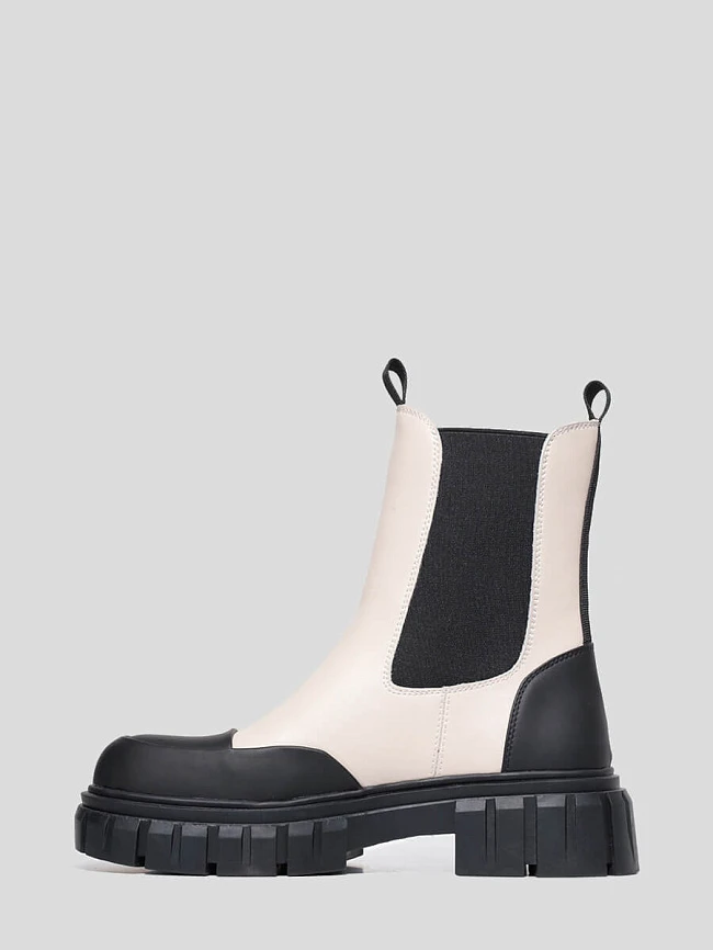 Ботинки 1847589 женские цвет молочный, искусственная кожа/натуральная кожа и полимерные материалы 1847589         | 3