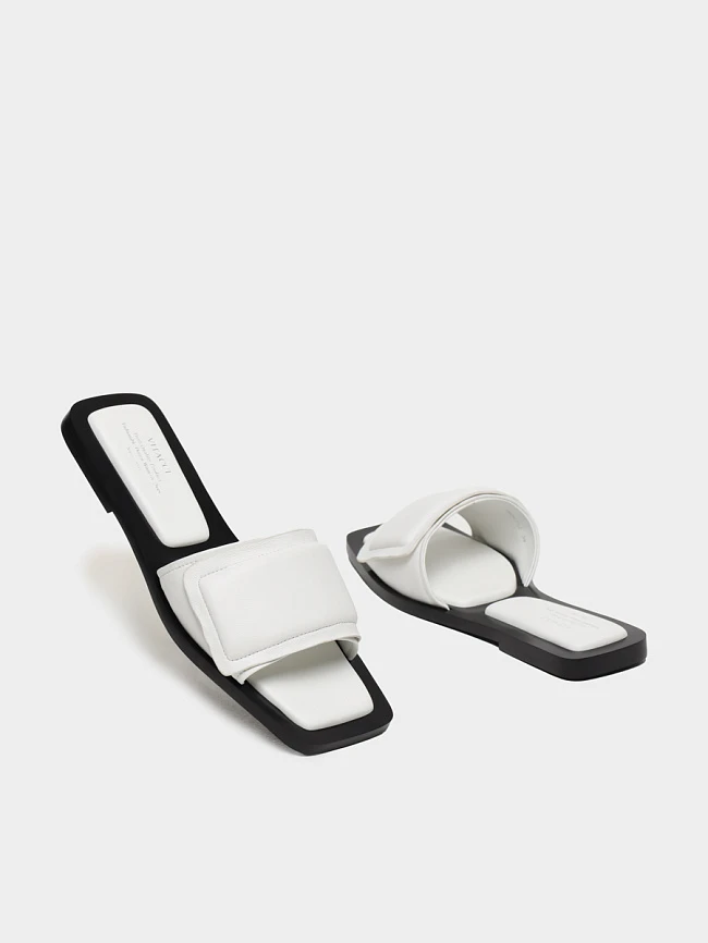 Сабо женские летние, цвет белый, натуральная кожа 1820752 | 1