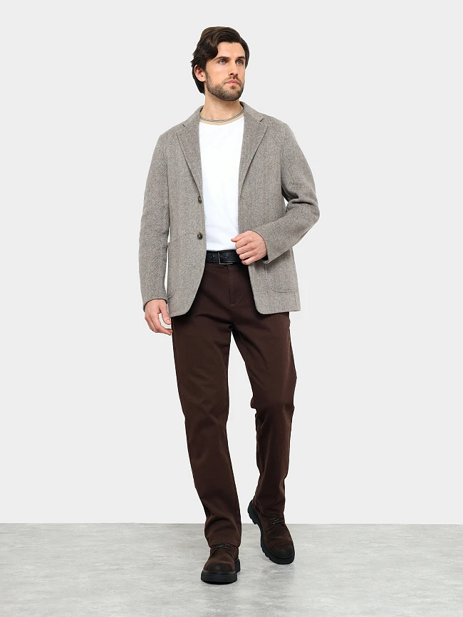 Ботинки мужские демисезонные, цвет коричневый, натуральный спилок M1022982 | 12