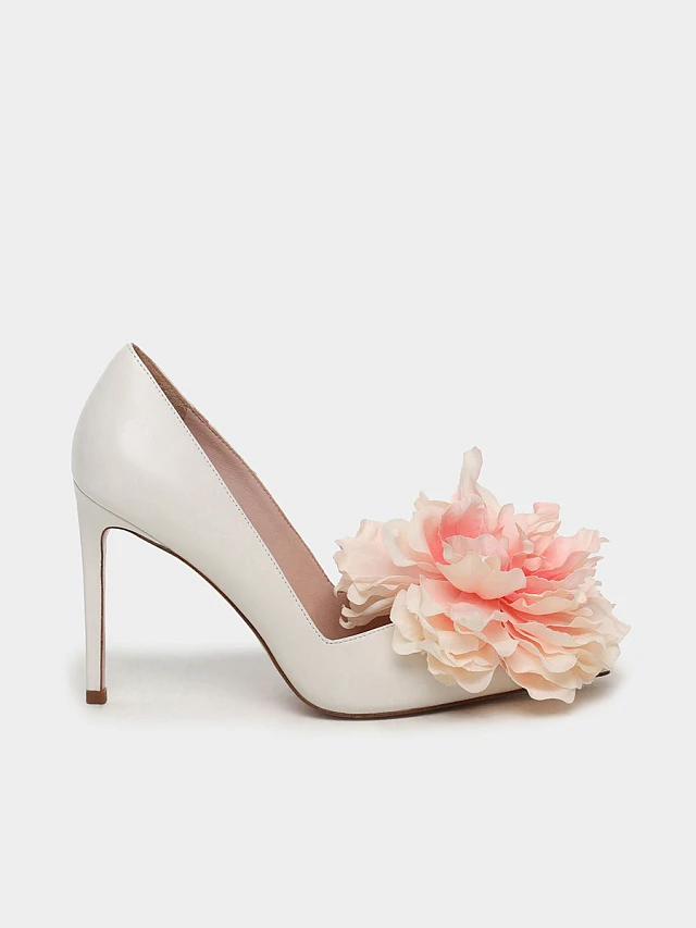 Туфли женские всесезонные, цвет белый, натуральная кожа 1494936F | 1