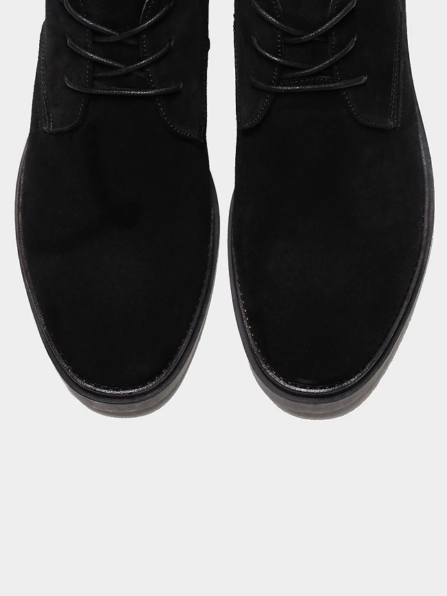 Ботинки мужские демисезонные, цвет черный, натуральный спилок M1782558 | 4