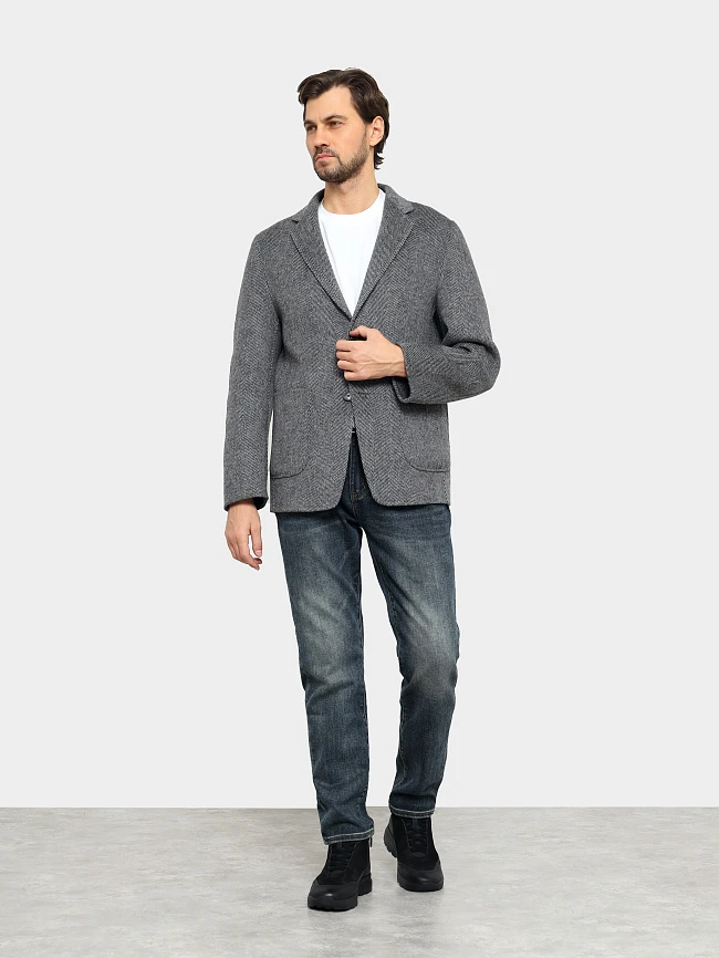 Ботинки мужские зимние, цвет черный, натуральная кожа/натуральный спилок M1782078M | 12