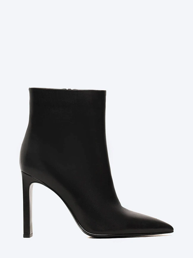 Ботильоны женские всесезонные, цвет черный, натуральная кожа 497208 | 2