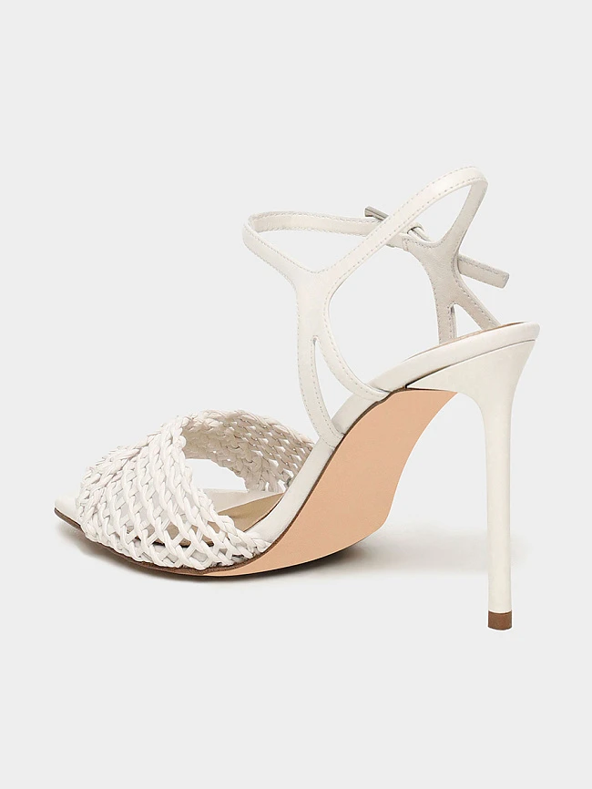 Босоножки женские летние, цвет белый, натуральная кожа 1495054 | 3