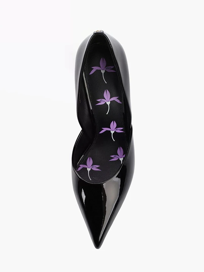 Туфли женские всесезонные, цвет черный, натуральная лаковая кожа 1494238 | 4