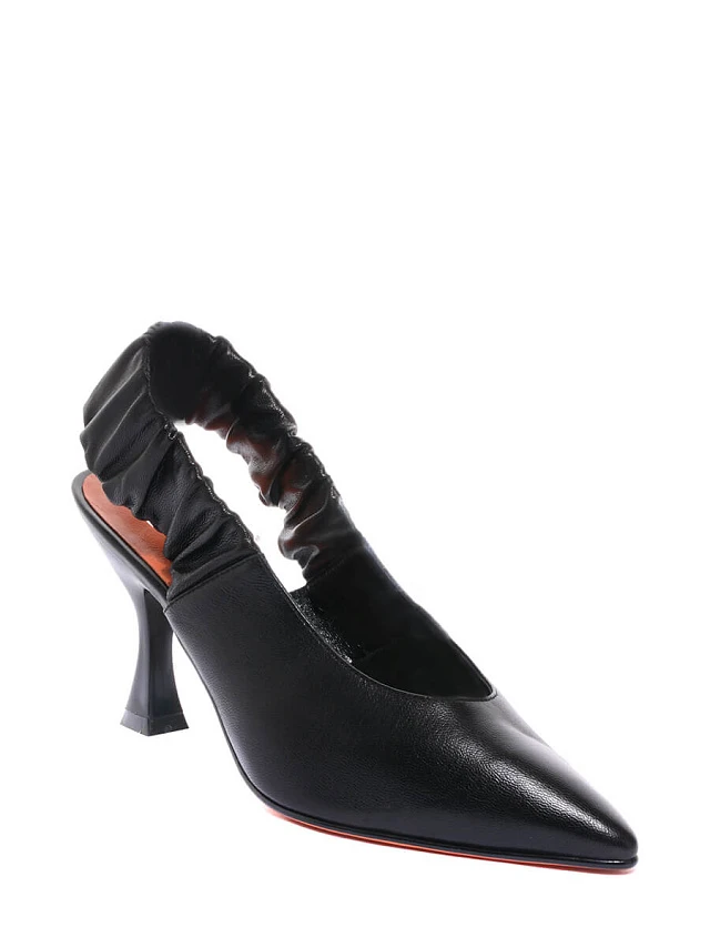 Туфли летние 1394379 женские цвет черный, натуральная кожа 1394379         | 1