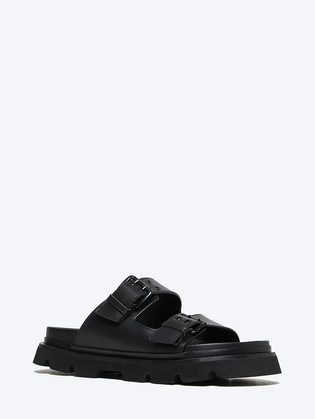 Сабо мужские летние, цвет черный, натуральная кожа M1782404 | 1