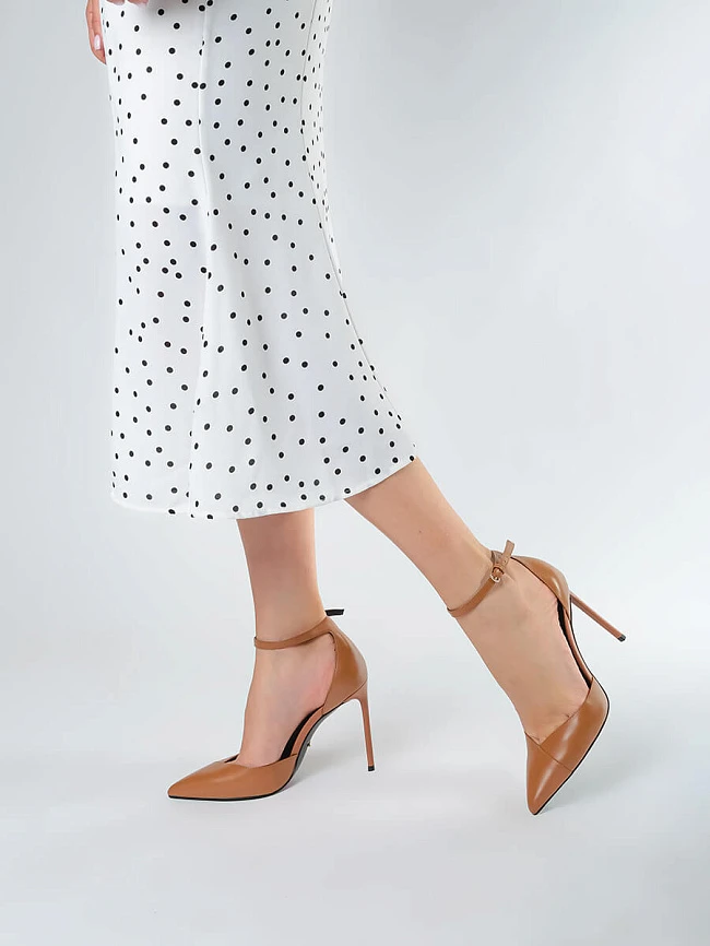 Туфли женские всесезонные, цвет коричневый, натуральная кожа 1491686P3 | 7