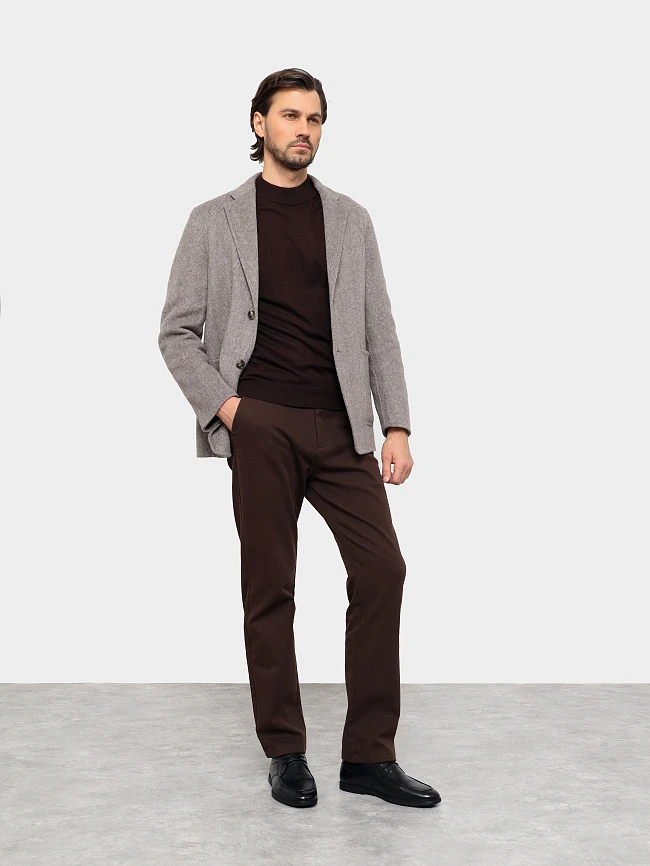 Полуботинки мужские всесезонные, цвет черный, натуральная кожа M1782725 | 8