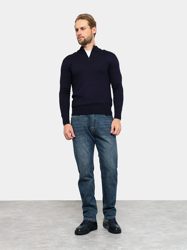 Кеды мужские демисезонные, цвет синий, натуральная кожа M1781446 | 10