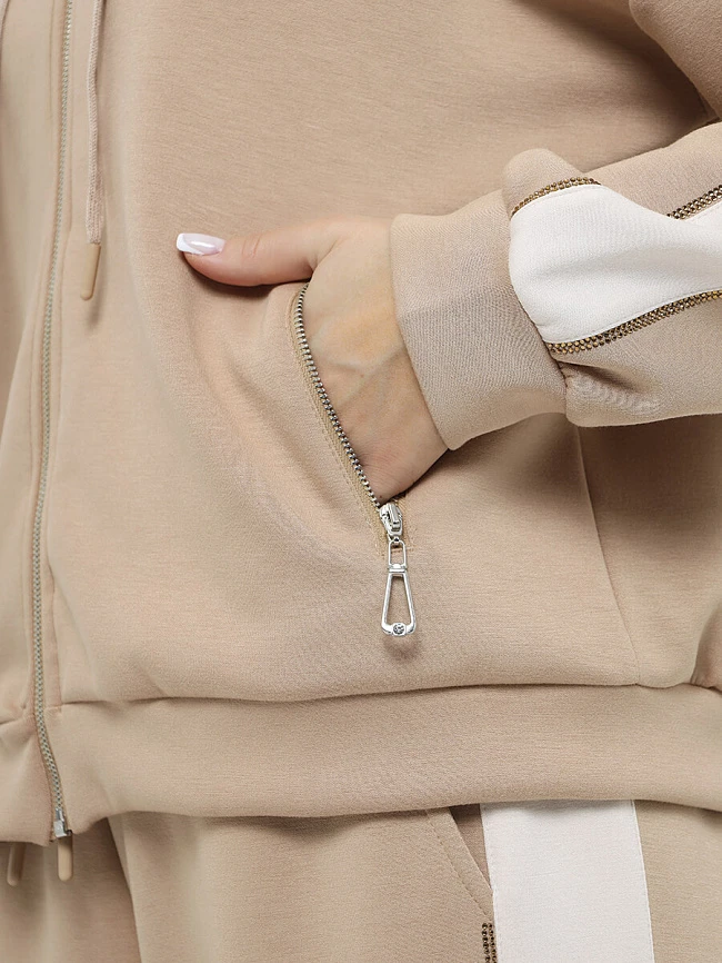 Комплект (толстовка+брюки) женские демисезонные KA17554-08 | 11