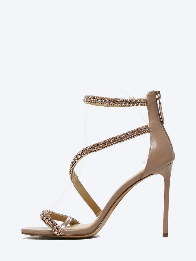 Босоножки женские летние, цвет бежевый, натуральная кожа 1493393 | 3