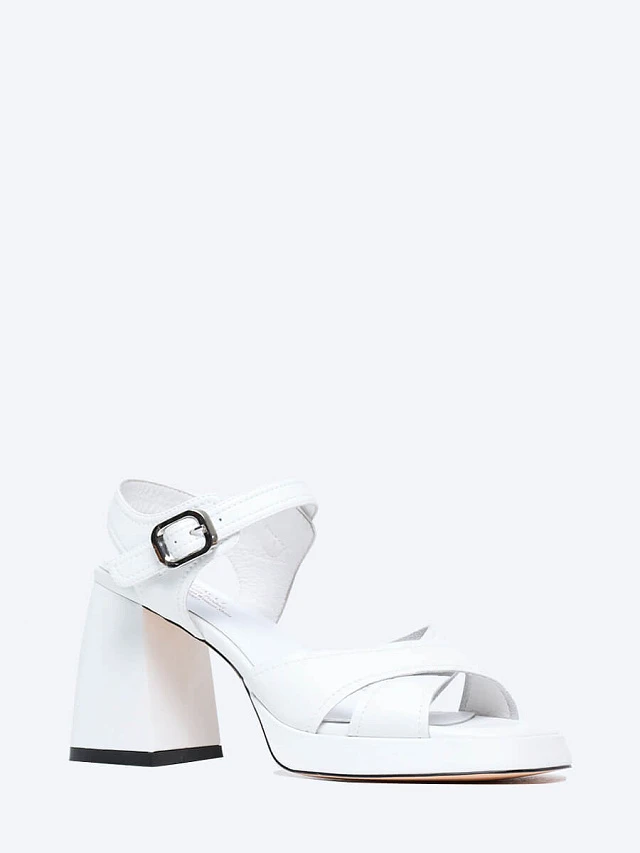 Босоножки женские летние, цвет белый, искусственная кожа/натуральная кожа и полимерные материалы 1848320 | 1