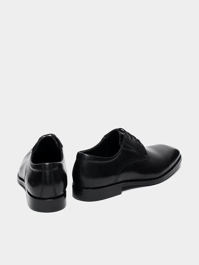 Полуботинки мужские всесезонные, цвет черный, натуральная кожа M1022940 | 4