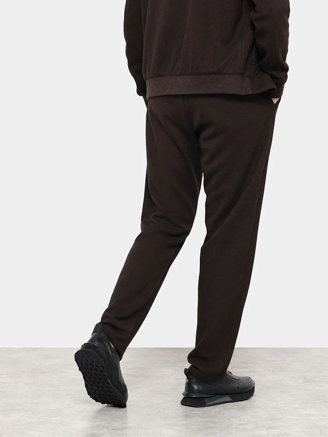 Кроссовки мужские демисезонные, цвет черный, натуральная кожа M1782006-1 | 8