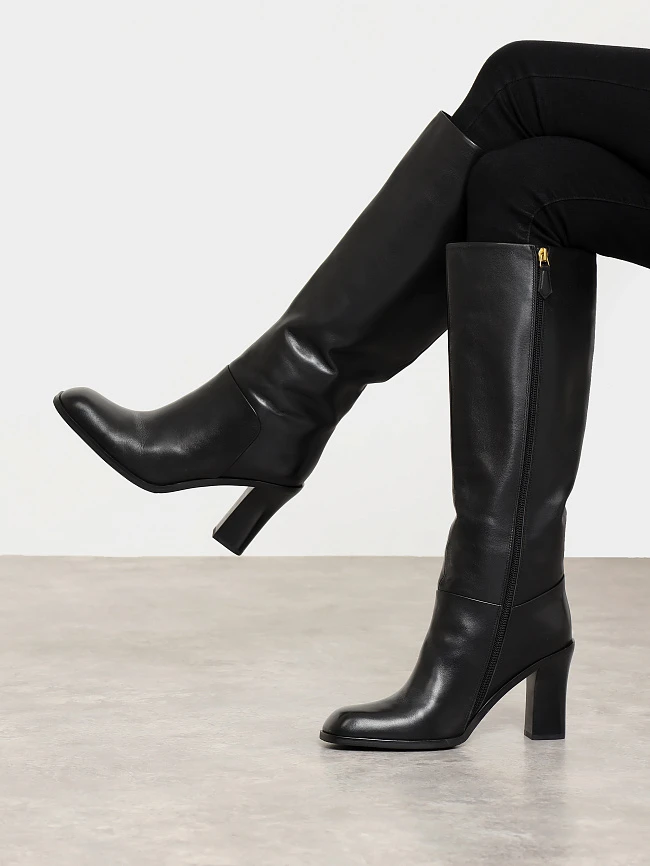 Сапоги женские зимние, цвет черный, натуральная кожа 1494568M | 7