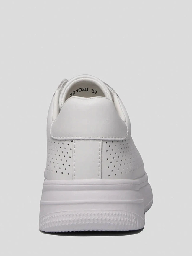 Кеды женские демисезонные, цвет белый, натуральная кожа и полимерные материалы 221020 | 7