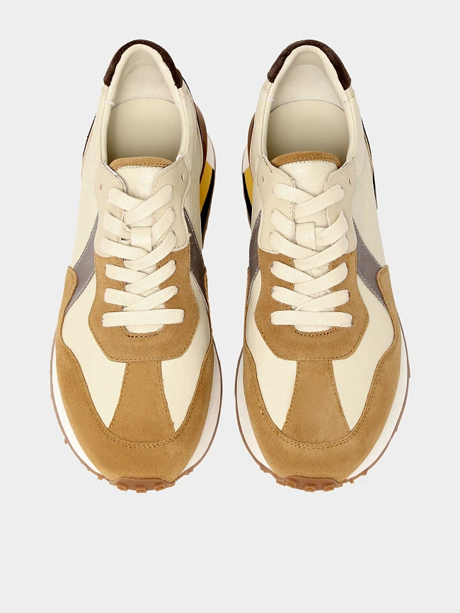 Кроссовки мужские демисезонные, цвет мультиколор, натуральная кожа/натуральный спилок M1781725 | 5