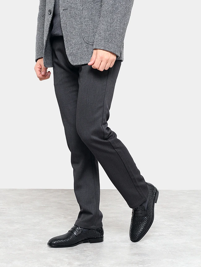 Лоферы мужские всесезонные, цвет черный, натуральная кожа M1022373-1 | 6