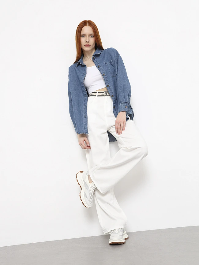 Рубашка джинсовая женская всесезонные JE265-3 | 5